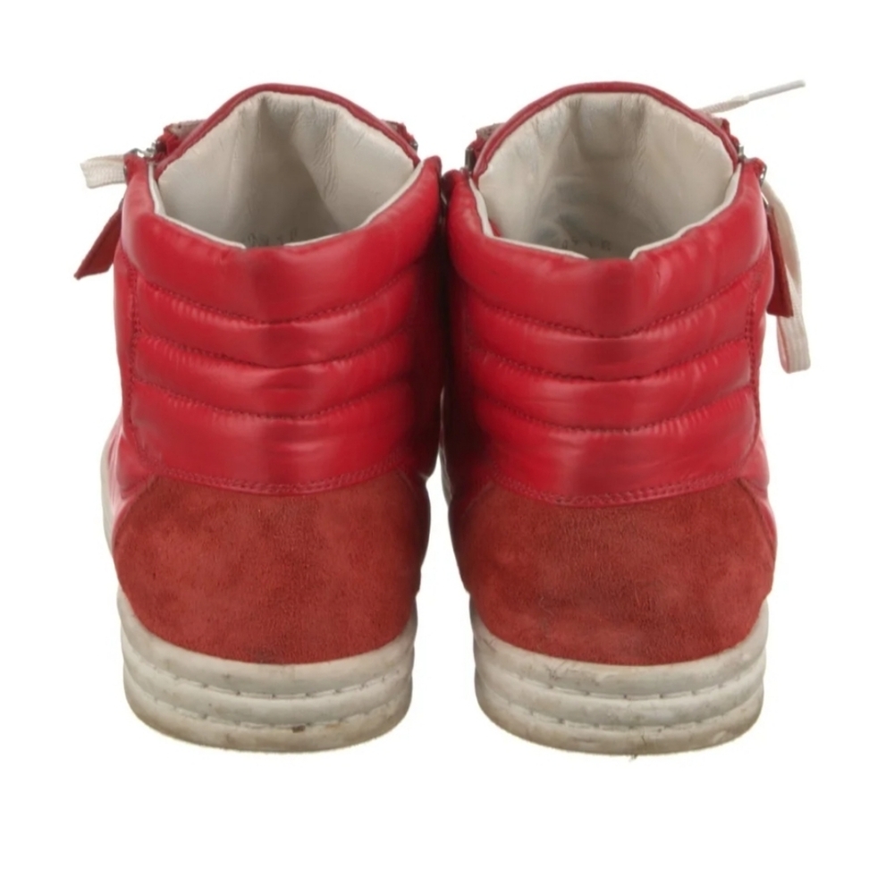 Chanel Authentic Interlocking Cc Leather Sneakers… - image 4